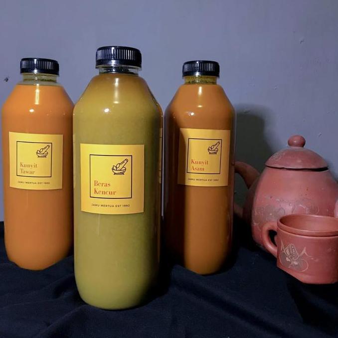 jamu kunyit asam sirih 1Liter/ jamu bude sulis