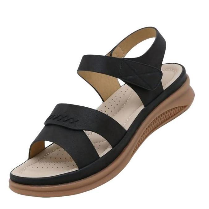 BEST ELVREDO - SENDAL WANITA WEDGES WR-4 - MODEL TERBARU - SHOES SANDAL