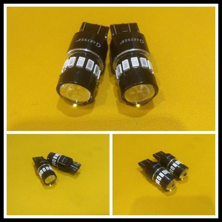 HOT DEAL BOHLAMP STOPLAMP LED T20 STROBO GARTNER MERAH