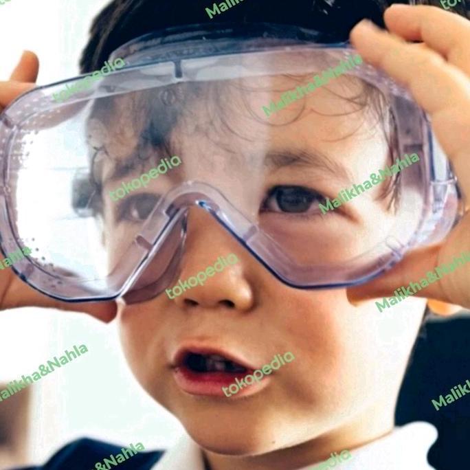 SAFETY GOOGLE 3M 1621 AF / Kacamata Google Lab | Anti-Fog Clear Lens