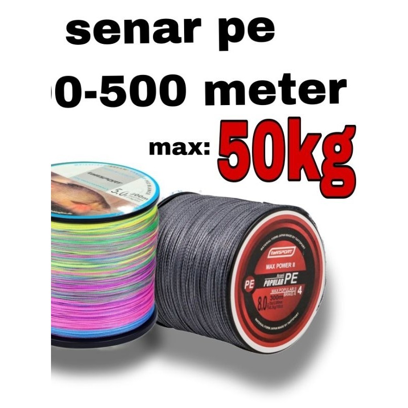 PROMO (COD) SENAR PANCING PE 500M SENAR PANCING Termurah SENAR PANCING ANTI KRITING SENAR KECIL KUAT