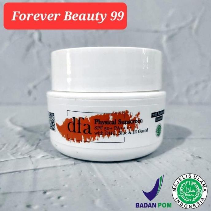 DFA Physical Sunscreen SPF 50 + PA ++++ sunblock krim - tabir surya