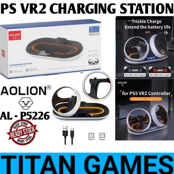 TERMURAH - PS5 VR2 Charging Station PS VR2 Charging Dock PS VR2