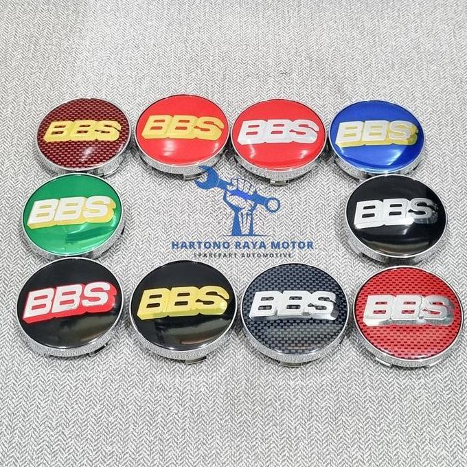 Dop Tengah Roda Velg Logo BBS Wheel Center Caps 60mm Dop Roda BBS 6cm