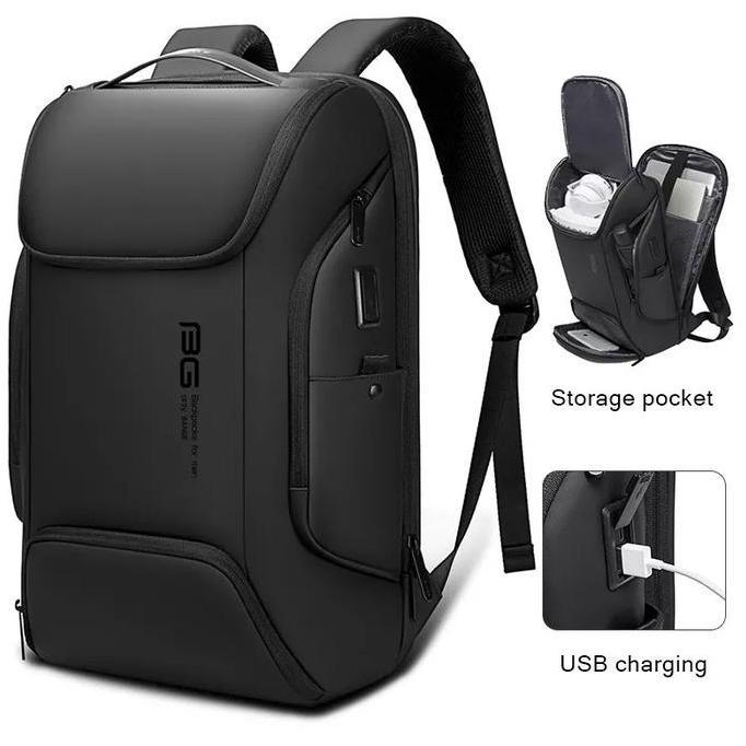 Bange Laptop Backpack 15.6 Inch Tas Ransel Pria Tas Laptop USB Port
