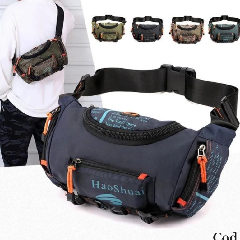 BEST SELLER TAS SELEMPANG HAOSHUAI 5130 HEALING TAS WAITSBAG SLINGBAG PHONEBAG TAS MULTIFUNGSI