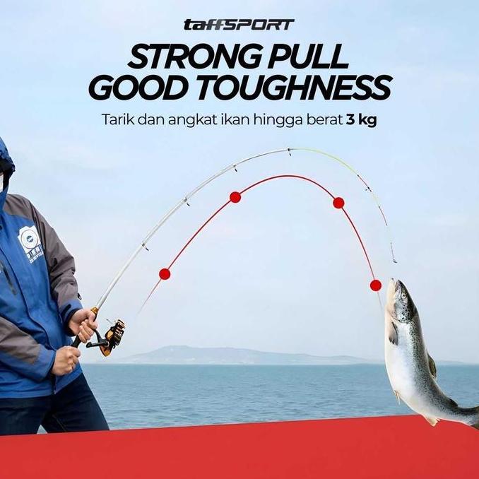 Joran Pancing Antena TaffSPORT Portable Carbon Fiber - CF3000 (TERBAIK) (TERBARU) (TERMURAH)
