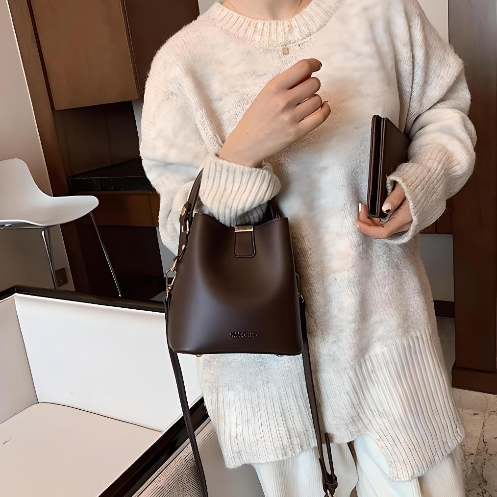 DISKON SWEETSALLY - INDIAN TAS SLING BAG / HANDBAG/ TAS SELEMPANG FASHION WANITA KOREA HITAM KULIT