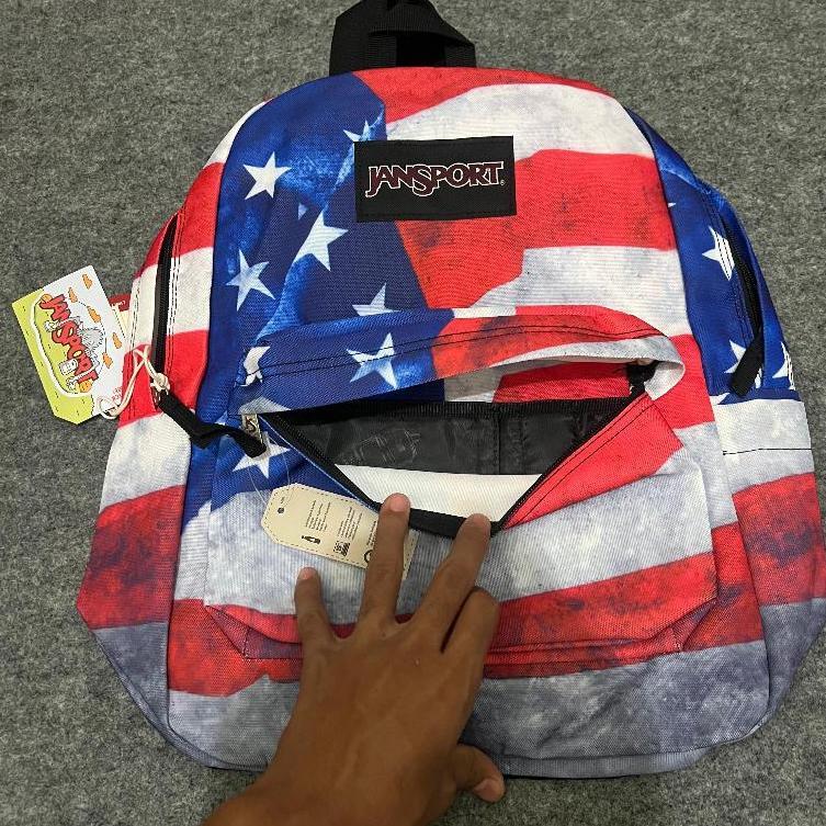 FREE ONGKIR FULLTAG TAS RANSEL JANSPORT AMERICA BACKPACK SCHOOL - TAS JANSPORT MULTIFUNGSI - TAS JS 