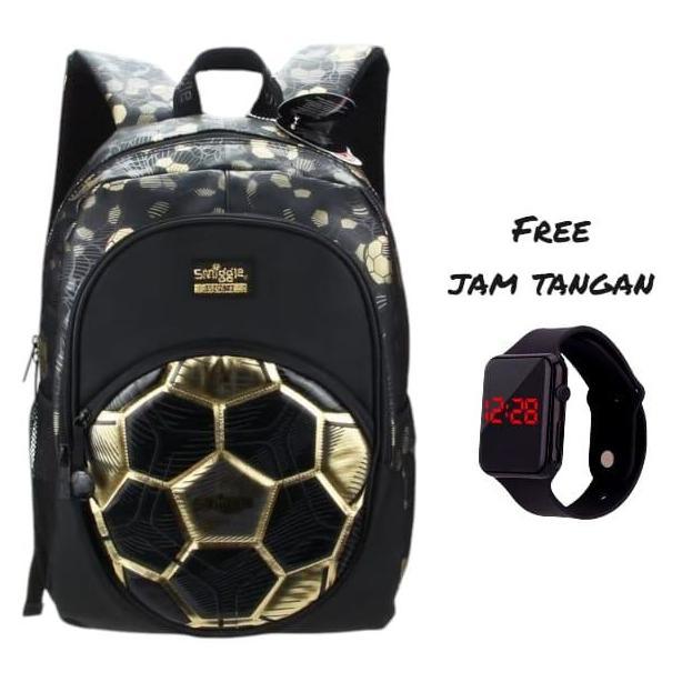 DI143 - MITA.BAGS TAS SEKOLAH ANAK KEREN KEKINIAN NYAMAN | TAS BOLA GOLD EMAS MOTIF OLAHRAGA POLOS S