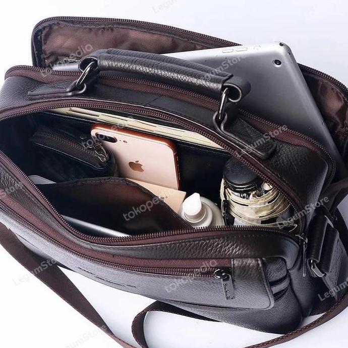 Legum Tas Kulit besar Tas Kerja Ipad Tas Dosen KULIT besar
