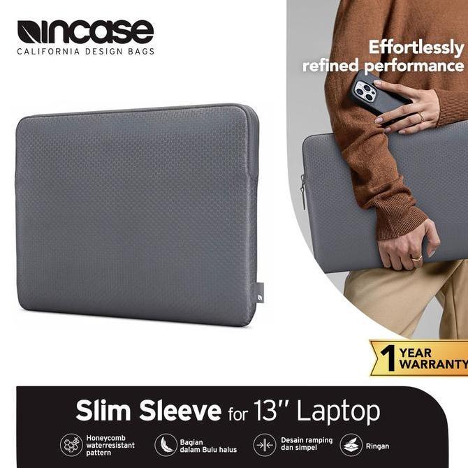 BEBAS ONGKIR - Incase Sleeve Macbook Air 13 Inch Honeycomb Ripstop  -  Tas Laptop | Tas Macbook pro 