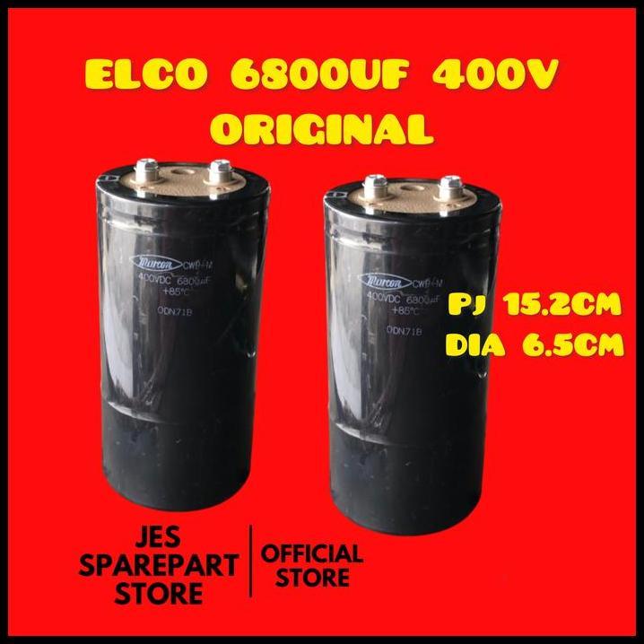 GRATIS ONGKIR ELCO 6800UF 400V ORIGINAL 