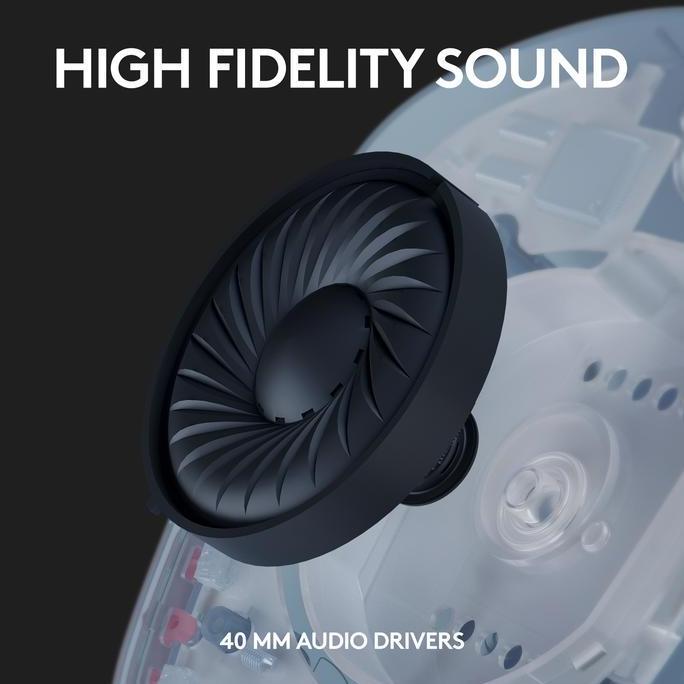 Logitech G435 Headset Gaming Bluetooth Wireless Ultra-light - Blue (TERBAIK) (TERBARU) (TERMURAH)