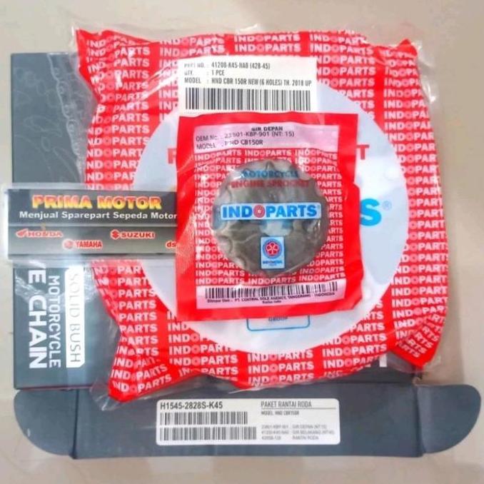 TERBARU - GEAR SET CBR 150 R LED INDOPART GIR SET CB150R 2021 LUBANG 6 INDOPARTS