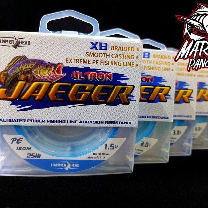 PE HAMMER HEAD HAMMERHEAD ULTRON JAEGER X8 150M & 300M (TERBAIK) (TERBARU) (TERMURAH)