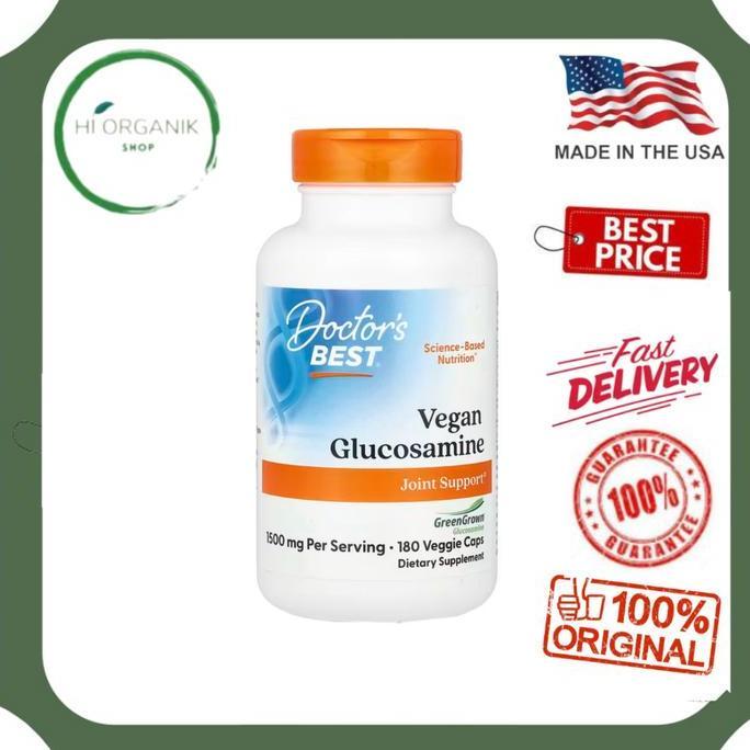 Doctor's Best Vegan Glucosamine 1500 mg per serving 180 Veggie Caps