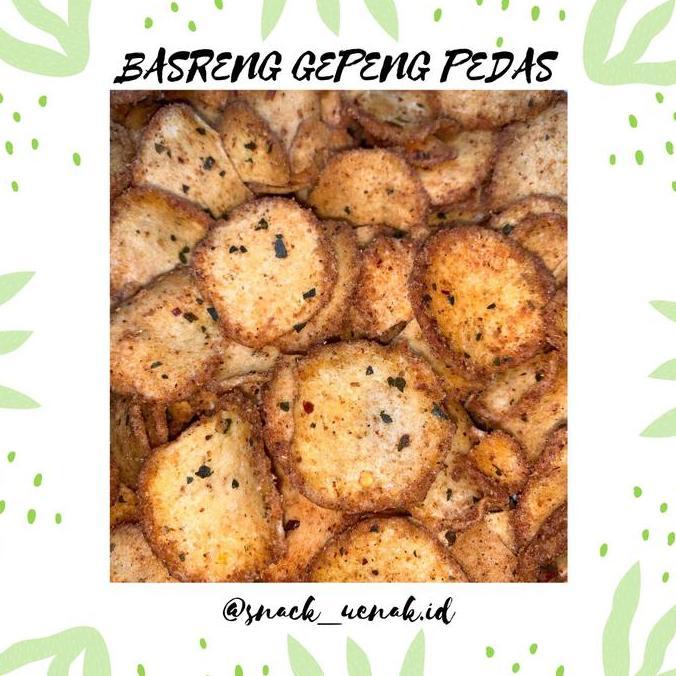 SNACK KILOAN BASRENG GEPENG PEDAS 500 GRAM | CEMILAN MURAH MAKASSAR