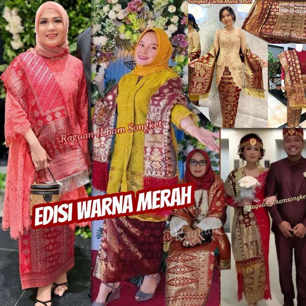 BEST DEALS SUPER TOP TERLARIS Songket Palembang Termurah , Ragam Motif Songket ATBM /Songket Tenun m
