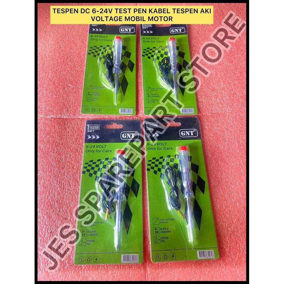 DISKON TESPEN DC 6-24V TEST PEN KABEL TESPEN AKIVOLTAGE MOBIL MOTOR