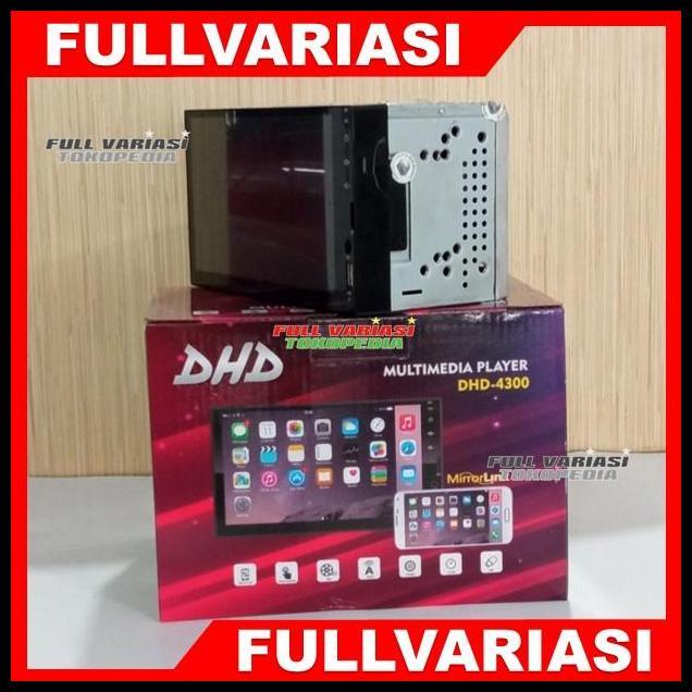 TERBARU HEADUNIT DECKLESS DHD 4300 7 INCH BODY PENDEK / DECKLESS DHD 7 INCH