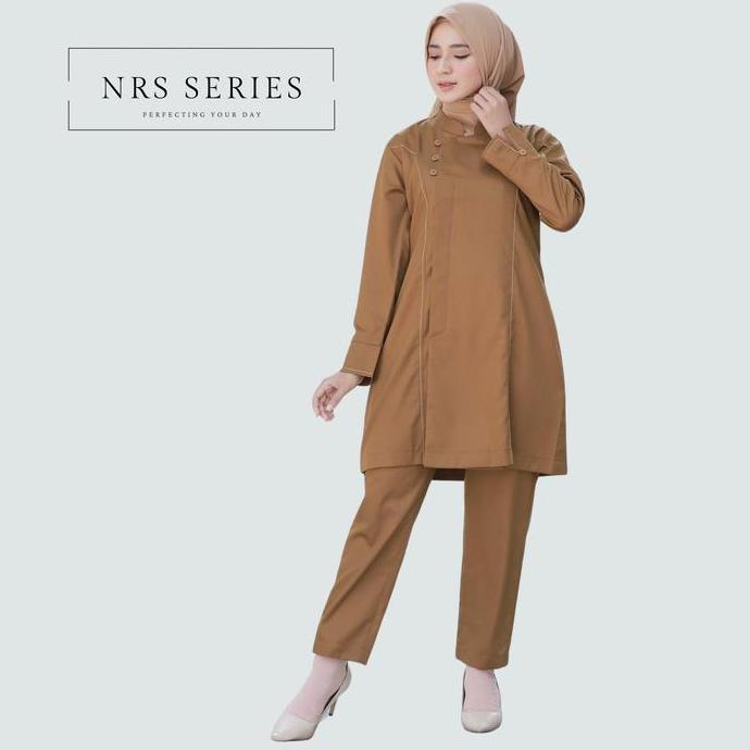 NRS Series - Baju Pdh Wanita Seragam Dinas Pemda PNS Tunik Kekinian