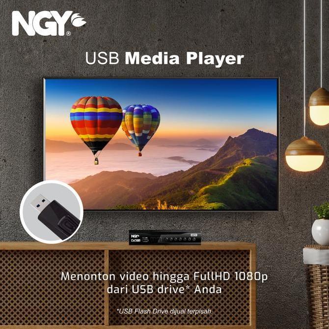 NGY Digital Set Top Box HD / STB Siaran DVB T2 Receiver | NGY-801 NAGOYA (TERBAIK) (TERBARU) (TERMUR