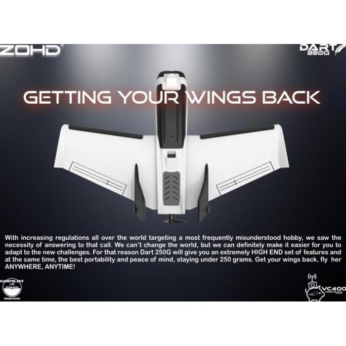 NEW ZOHD DART 250G 570mm Wingspan EPP FPV RC Wing Airplane PNP