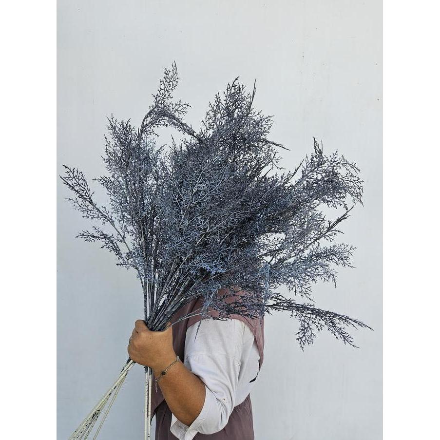 Daun Cemara Asparagus Artificial Smoke Bush Hiasan Kamar Tidur Ruang Tamu (TERBAIK) (TERBARU) (TERMU