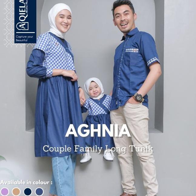 Tunik Couple Keluarga Aghnia by Aqiela Muslim House
