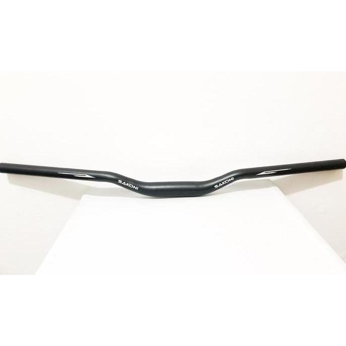HANDLEBAR STANG SEPEDA GUNUNG MTB SAKONI PANJANG 73CM ALLOY HITAM