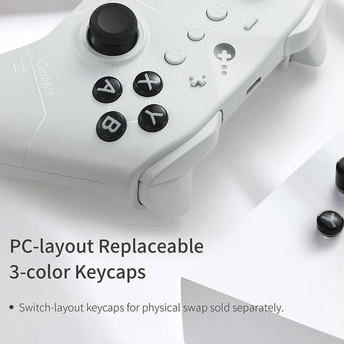 GuliKit ES PRO Wireless Gamepad Controller Hall Effect Joystick Triggers Multi-Platform (TERBAIK) (T
