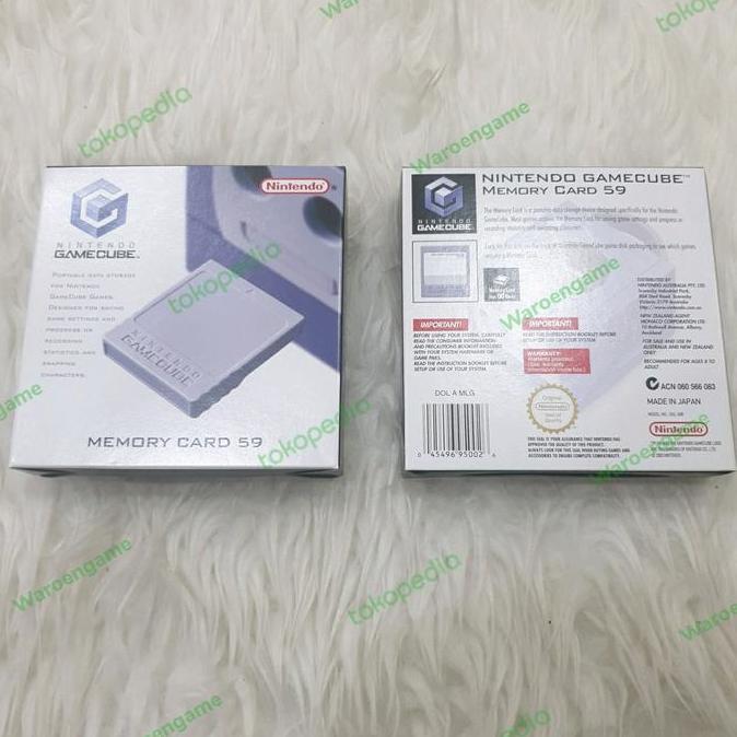 Nintendo GameCube Game Cube MMC Memory card 59 Block 59 Blok ORI (TERBAIK) (TERBARU) (TERMURAH)