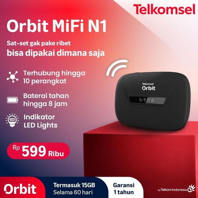 DV283 - MIFI ROUTER HKM HKM001 Speed 4G LTE Bundling TELKOMSEL (UNLOCK)