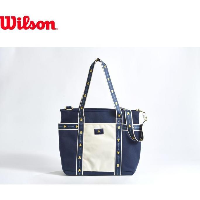 Tas Tenis Wilson Totebag One Bear Navy 2025 Wilson Tennis Tote Bag Wilson Bear Navy Totebag Padel Wi