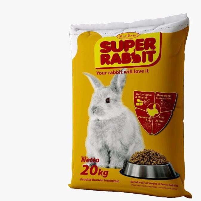 Terlaris Super Rabbit 20Kg Pakan Kelinci