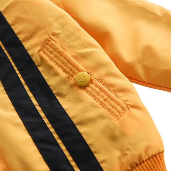 Saless Bulls Syndicate Junior Jacket Rogers Yellow Canvas Jaket Pria