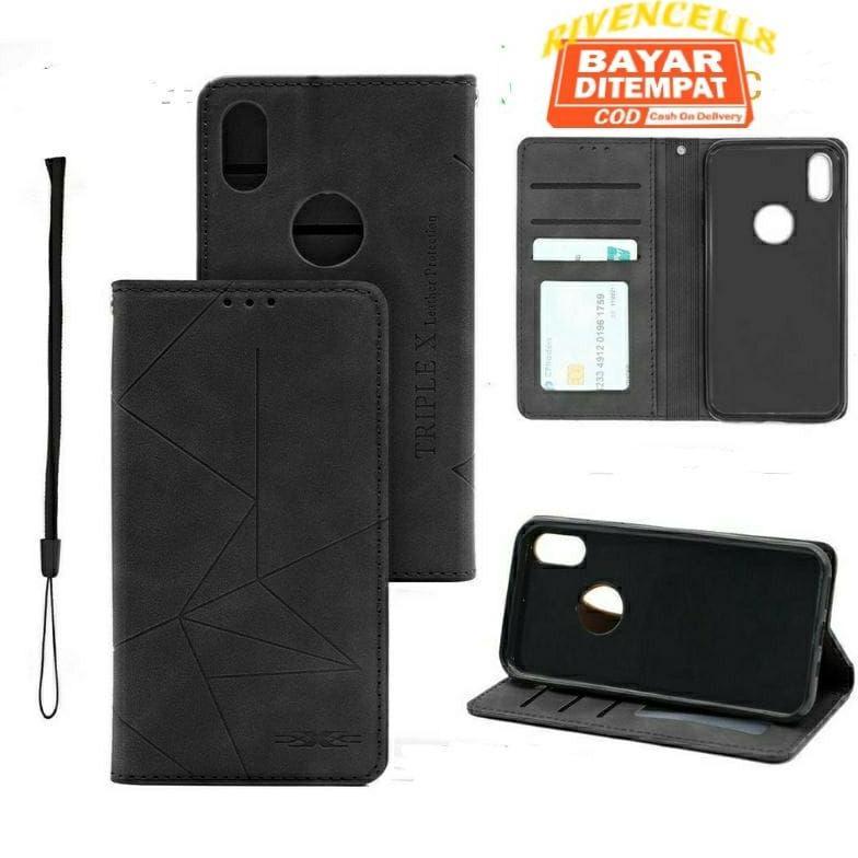CUCI GUDANG IPHONE XS MAX / X XS XR APPLE 11 11PRO / 11 PRO MAX  FLIP COVER WALLET KULIT STANDING LE