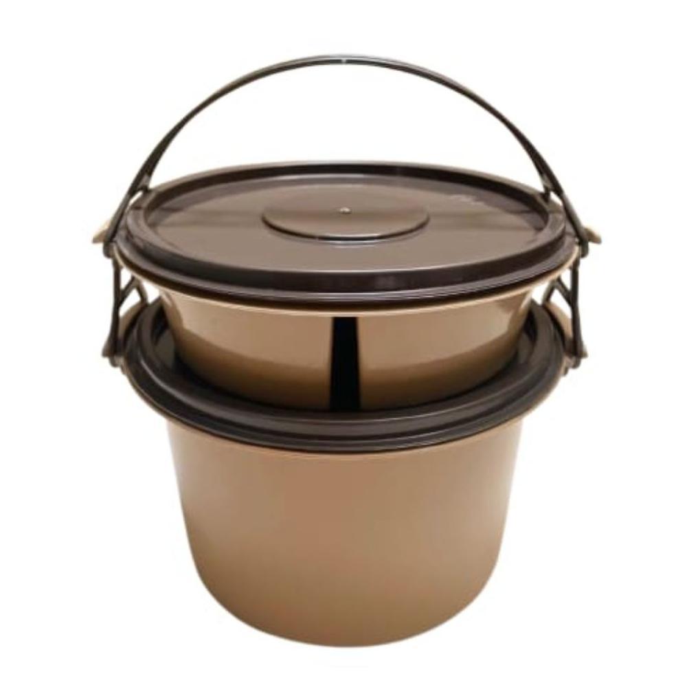 BESTPROMO Rantang susun 2 coklat - Rantang Hajatan - Rantang Berkat