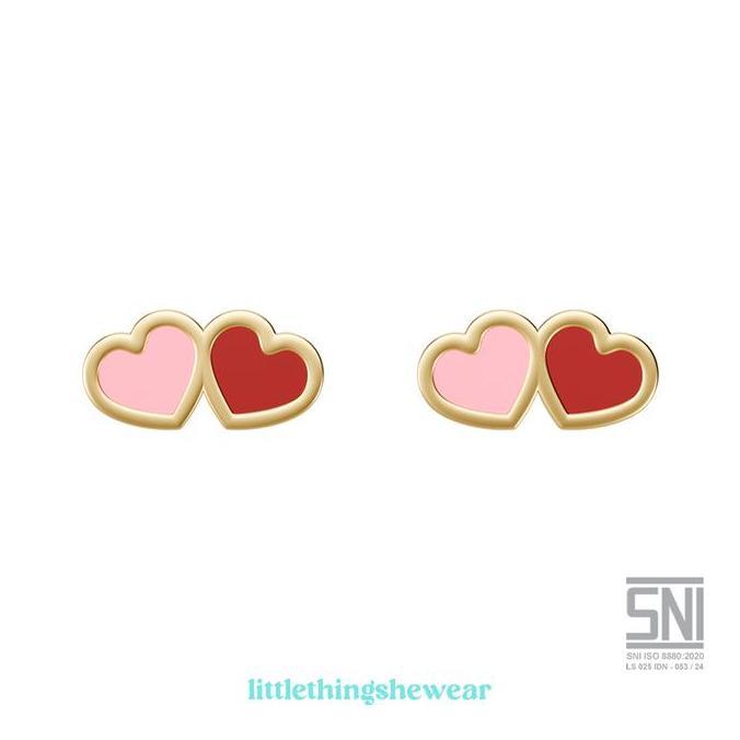 Termurah  Littlethingshewear Anting Emas Bayi Little Carys Loop End - Emas 17 Karat Untuk Newborn