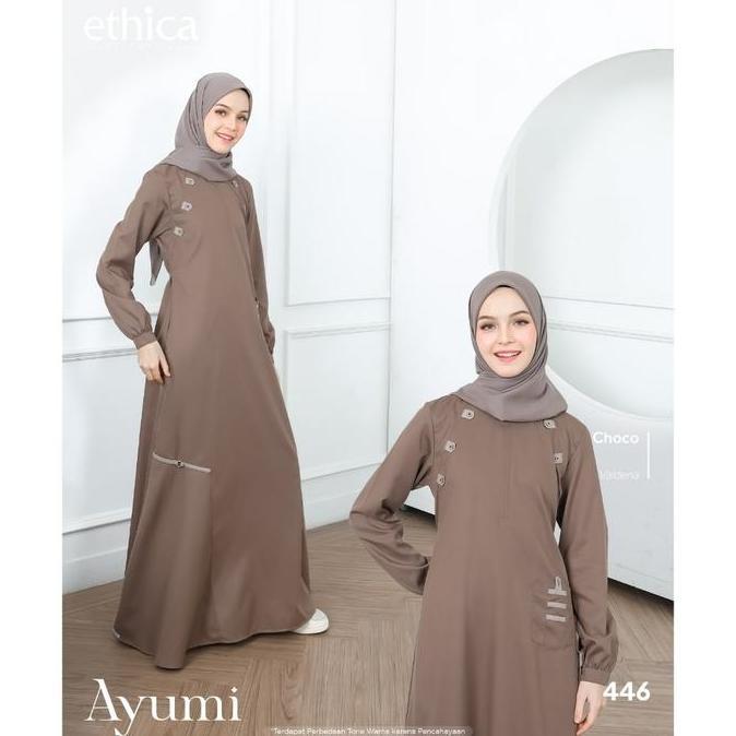 Ethica Dress Gamis Baju Muslim Ayumi 446 Wanita