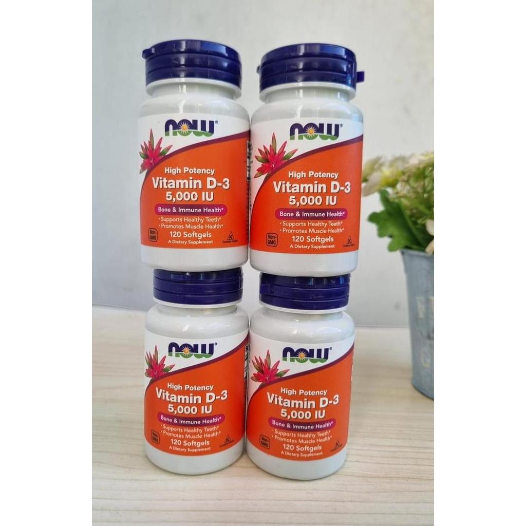 Now Foods Vitamin D3 vit d3 2000 IU 2000IU (120 Softgel)