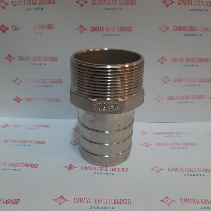 Hose neple stainless 2"(inch) Hose nepel