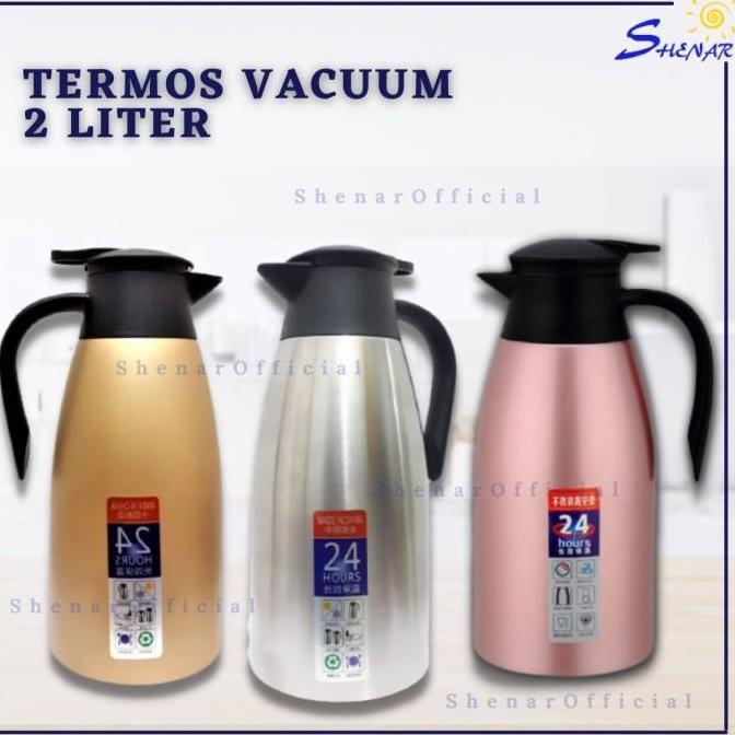 TERMOS AIR VACUUM JUG 2LITER TEH KOPI TAHAN PANAS DAN DINGIN AWET