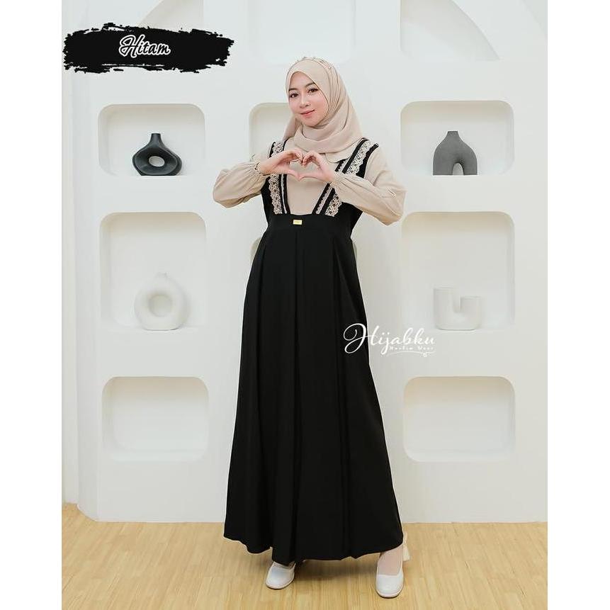 Lirra Dress By Hijabku |  Gamis Dress Terbaru 2024 | Best Seller By Hijabku