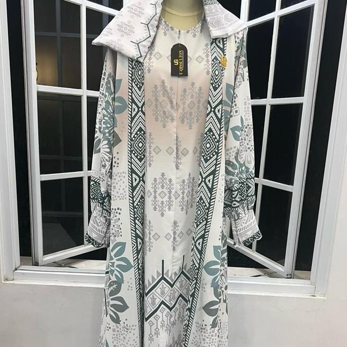 PESONA OMG outer organza SET HIJAB