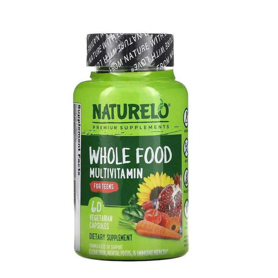 Whole Food Multivitamin for Teens, 60 Vegetarian Capsules, remaja