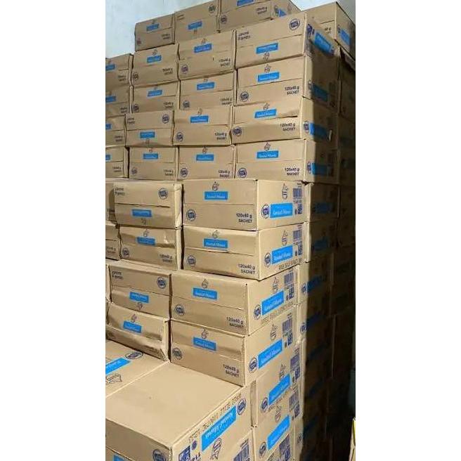Frisian Flag Susu Kental Manis Putih Sachet 1 Dus Coklat