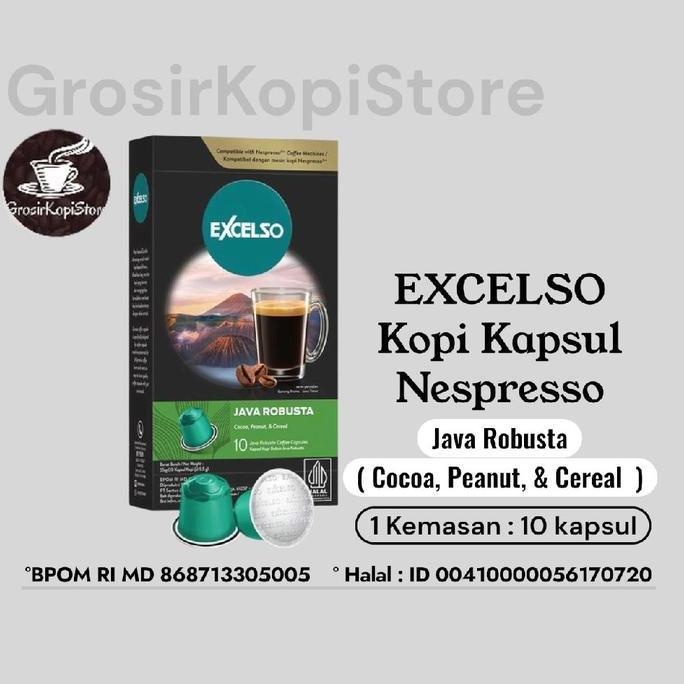 Kopi Kapsul Excelso Nespresso Java Robusta| Kopi Bubuk kapsul Excelso Nespresso