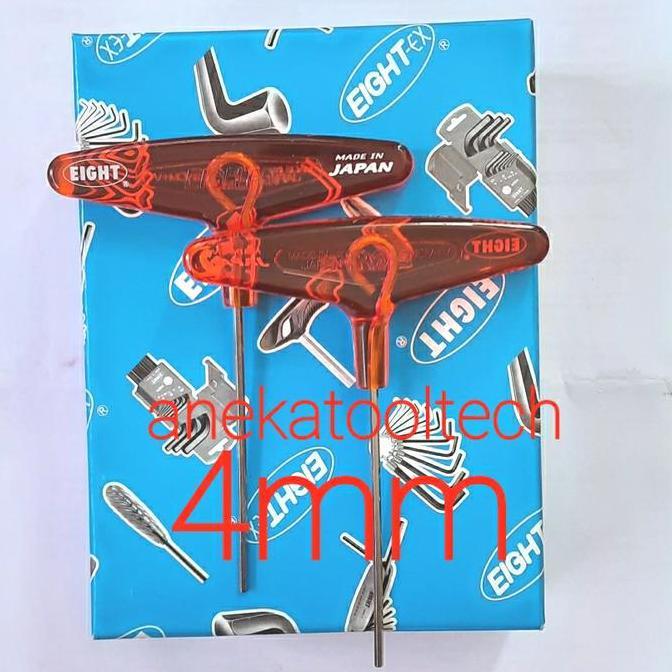 KUNCI L 4MM HANDLE T EIGHT | KUNCI L EIGHT M4 GAGANG T (JAPAN)